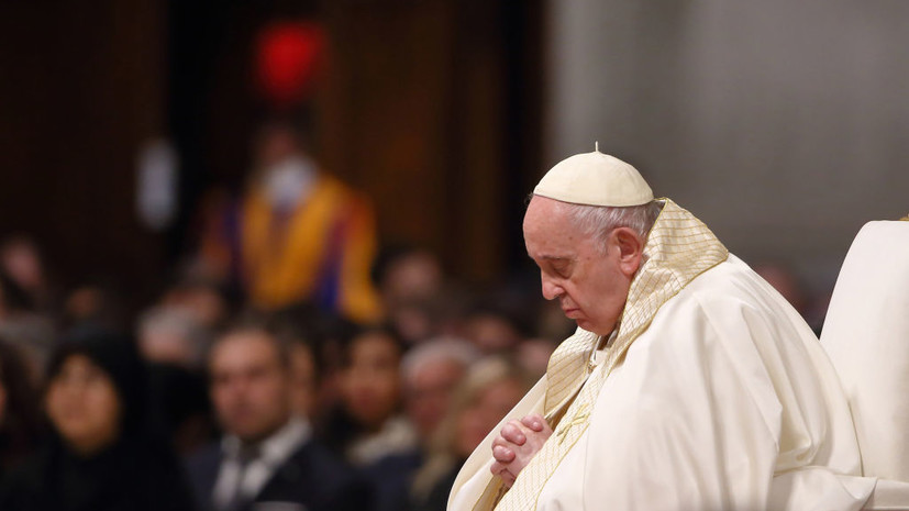 Папа Римский заявил, что многие руки размешивают «котёл войны» на Украине