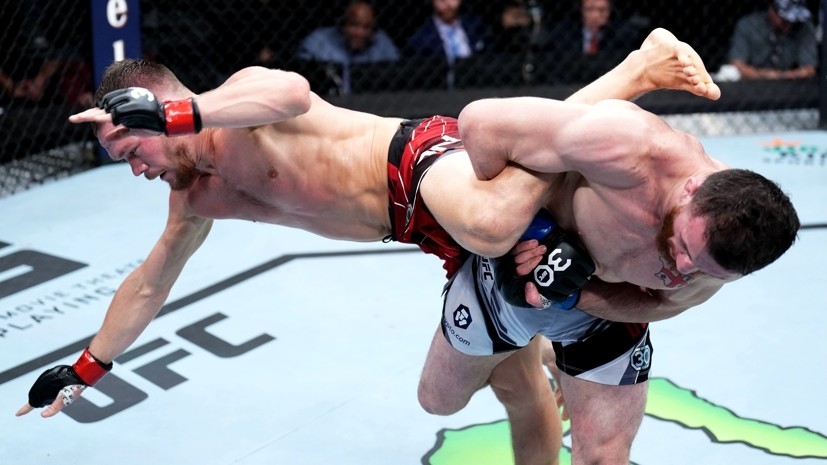 Сила в борьбе: как Ян разгромно проиграл Двалишвили, а Волков и Крылов одержали досрочные победы на UFC Fight Night 221