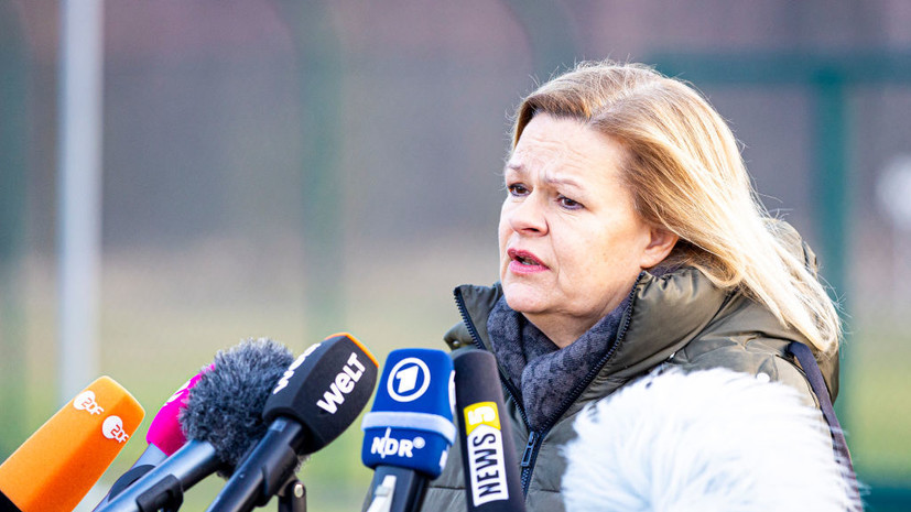 Глава МВД Германии призвала к более справедливому размещению украинских беженцев в ЕС